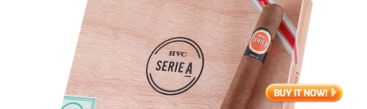 top new cigars sept 30 2019 HVC Serie A cigars at Famous Smoke Shop