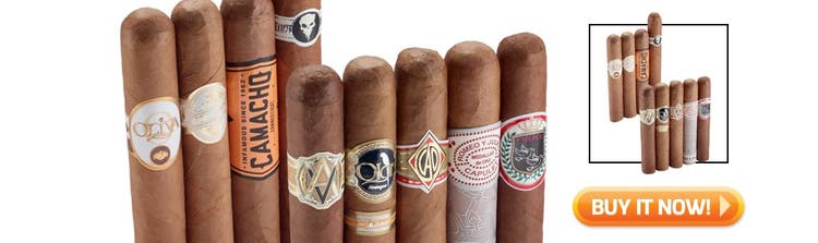 Shop the Top 5 Cigar Samplers for New Cigar Smokers - 90-Rated Mellow cigar sampler at Famous Smoke Shop