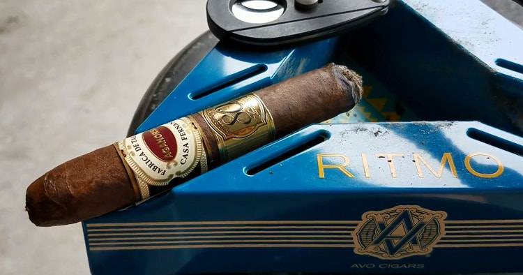 nowsmoking Aganorsa Leaf Famous Smoke Shop 80th Anniversary Toro cigar review by Gary Korb