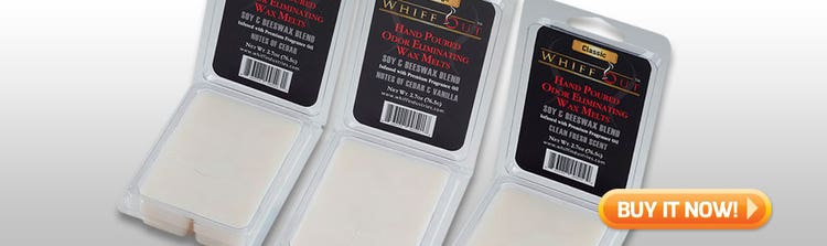 whiff out smoke smell eliminator wax melts at Famous Smoke Shop