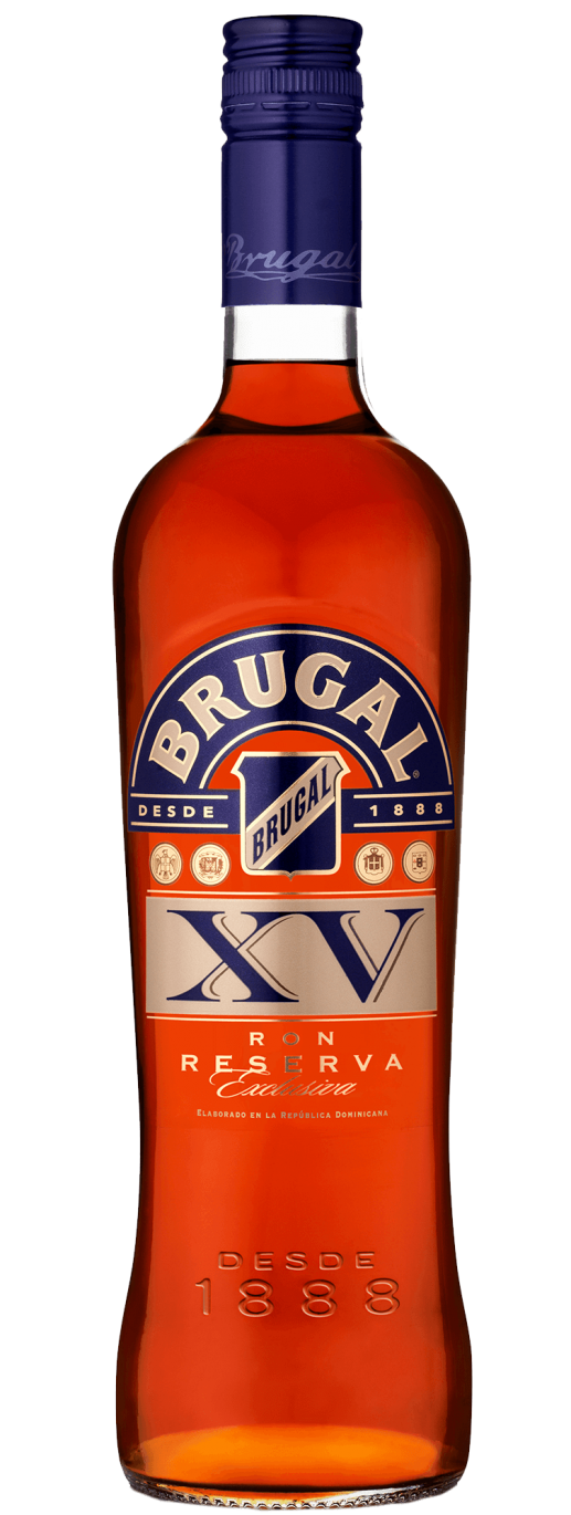 a bottle of Brugal XV Rum and cigar pairing