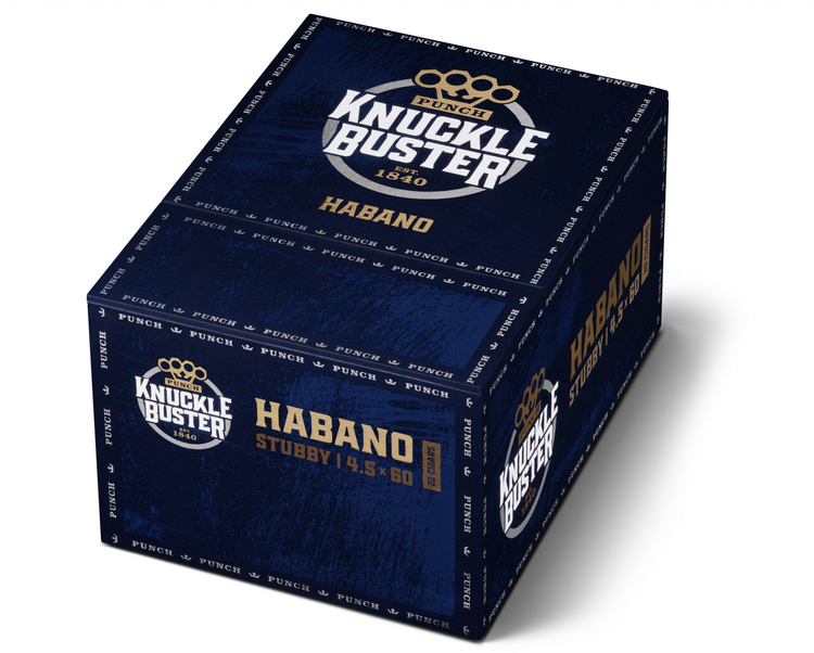cigar advisor news – punch introduces knuckle buster habano stubby cigar – release - closed box image