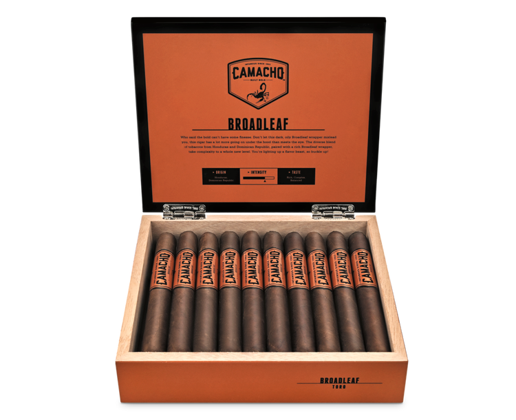 cigar advisor news – new camacho broadleaf cigars mean big leaf big smoke – release – open box
