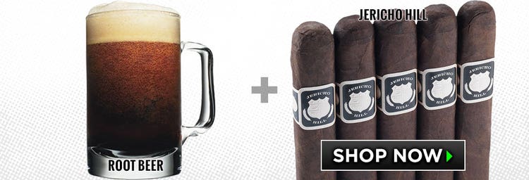 non-alcoholic cigar pairings Root Beer crowned heads jericho hill cigars