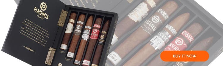 cigar advisor best holiday cigar gift guide - plasencia sampler at famous smoke shop