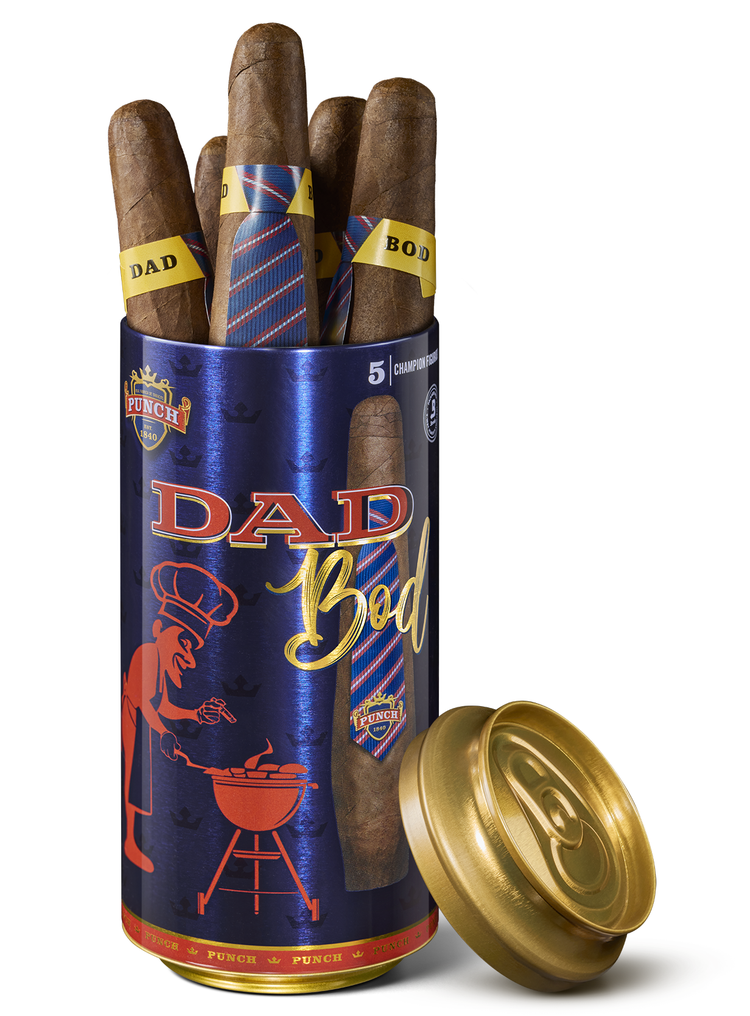 cigar advisor news – punch celebrates dad bod with launch of punch dad bod cigar – release – open can image