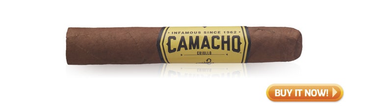 cigar advisor top 5 best-rated camacho cigars - camacho criollo