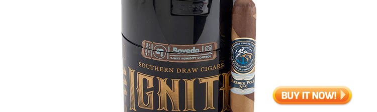 top new cigars feb 17 2020 Southern Draw Ignite Barber Pole cigars at Famous Smoke Shop