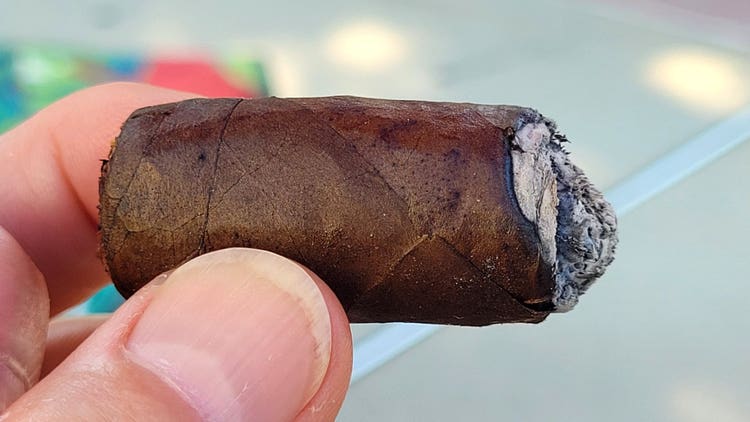 cigar advisor #nowsmoking bolivar cofradia lost and found robusto cigar review nub