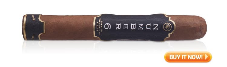 Cigar Journal Trophy Awards 2020 best cigars Rocky Patel Number 6 cigars at Famous Smoke Shop