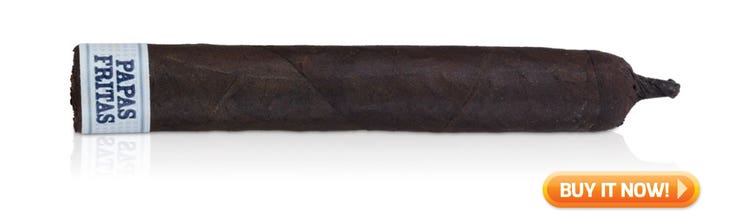 short filler long filler cigars Liga Privada Unico Papas Fritas cigars at Famous Smoke Shop
