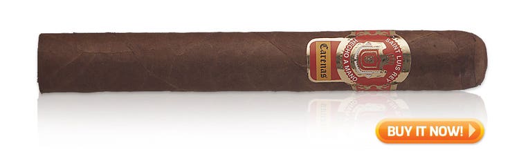 Saint Luis Rey Carenas Toro cigar review at Cigar Advisor and Famous Smoke Shop