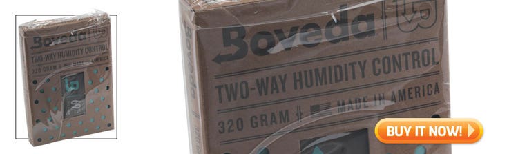 Single Humidor Large Boveda Pack for Cigar Humidification 320g for sale at Famous Smoke Shop