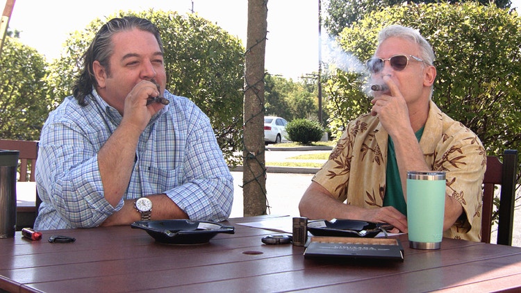 #nowsmoking Crux Limitada Gunner 2019 cigar review by John Pullo and Gary Korb