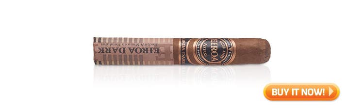 Top 25 Cigars of the Year Top 2019 Top 25 Best New Cigars of the Year Eiroa Dark Natural cigars at Famous Smoke Shop