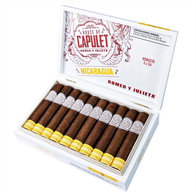 cigar advisor news – famous smoke shop adds house of romeo and capulet nicaragua lines – release – open capulet