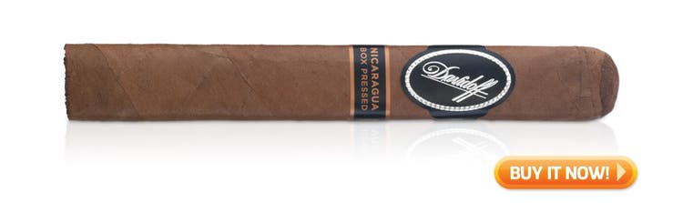 Most Aromatic cigars Davidoff Nicaragua cigars box press at Famous Smoke Shop