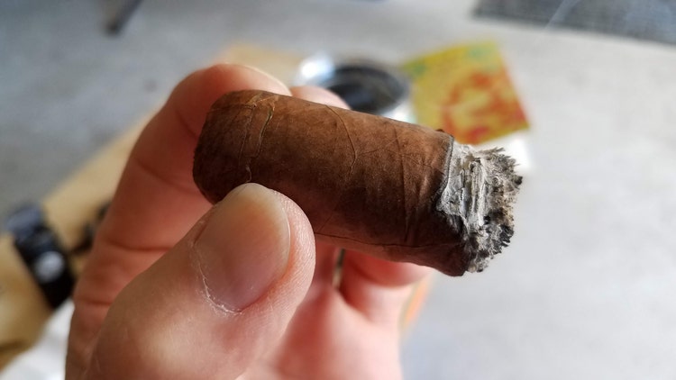 Aganorsa Leaf JFR Lunatic Torch cigar review by Gary Korb 3