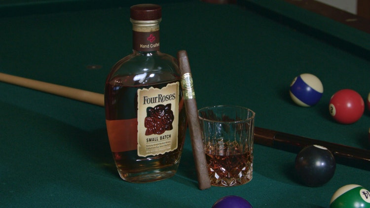 Southern Draw Cedrus cigar and Four Roses Small Batch pairing