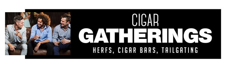 cigar advisor 5 best occasions to smoke cigars 9-8-23 cigar gatherings header