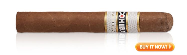 top mild mellow cigars for occasional cigar smokers Cohiba Connecticut cigars at Famous Smoke Shop