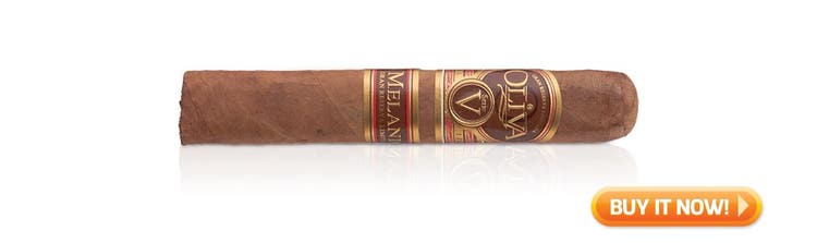 Top Rated robusto cigars Oliva Serie V Melanio cigars at Famous Smoke Shop