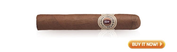 Occidental Reserve Connecticut Robusto cigar at Famous Smoke Shop. Buy it now!
