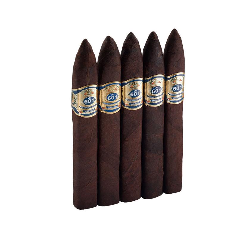 601 Blue Label Torpedo 5 Pack Cigars at Cigar Smoke Shop