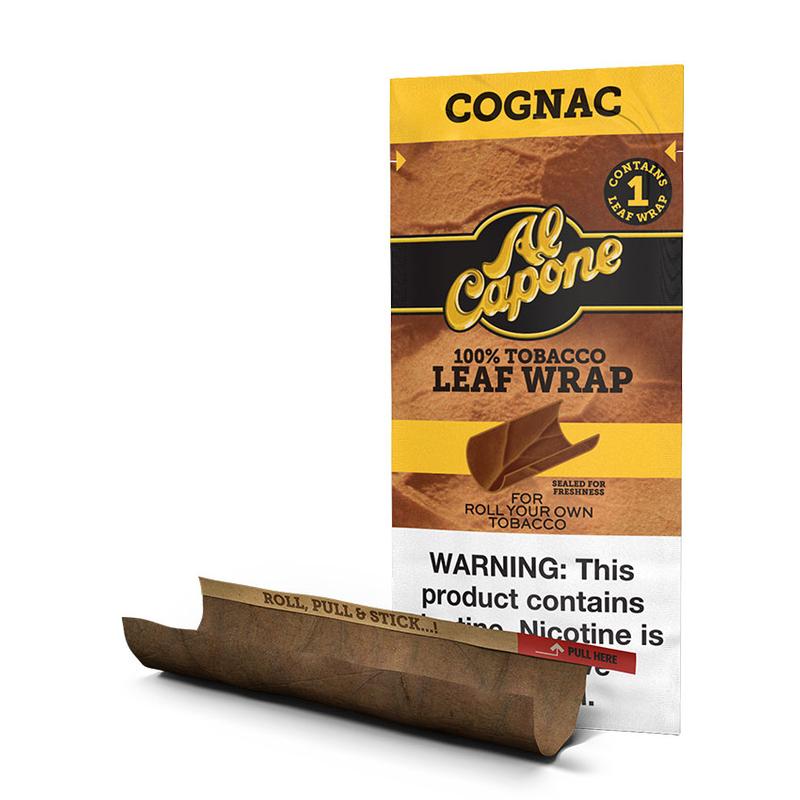 Al Capone Leaf Wrap Cognac Single
