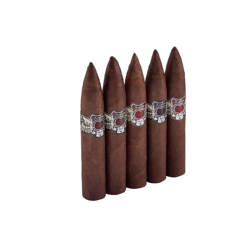 Asylum Premium Torpedo 5 Pack Cigars at Cigar Smoke Shop