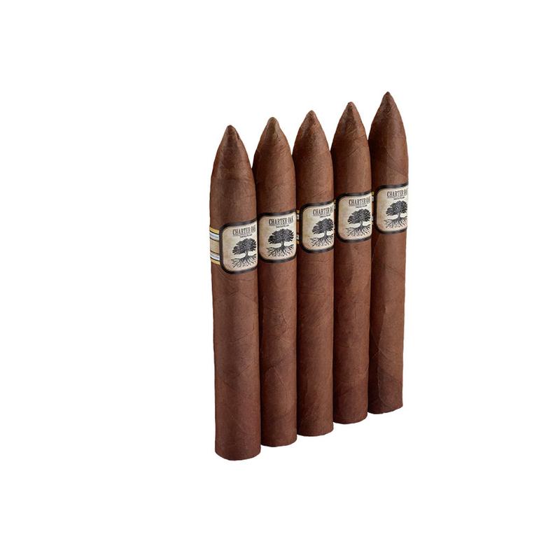 Charter Oak Habano Torpedo 5PK Cigars at Cigar Smoke Shop