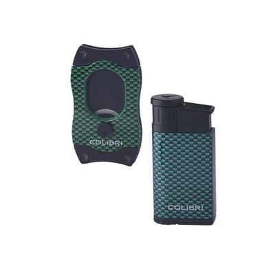Colibri Green Carbon Fiber Gift Set