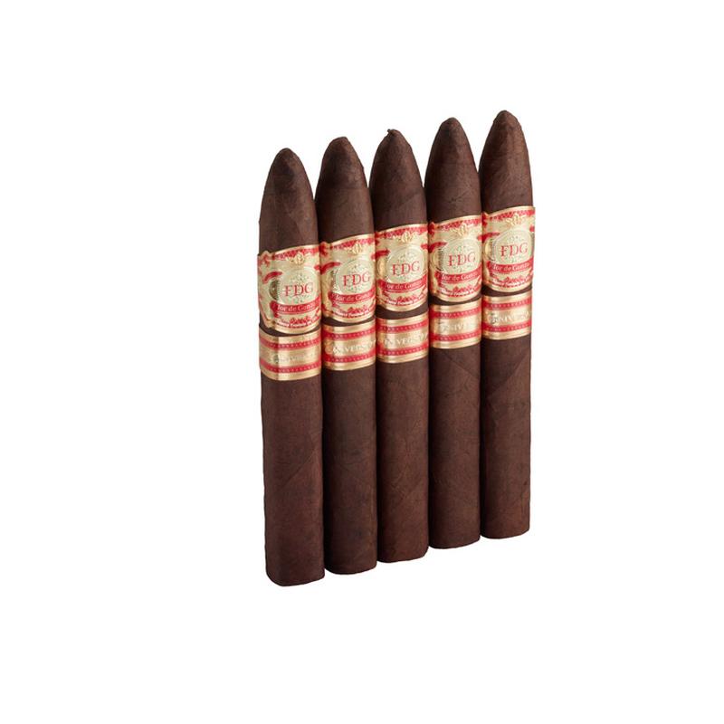 Flor de Gonzalez 20th Anniversary FDG 20th Anniversary Torpedo 5 Pack Cigars at Cigar Smoke Shop