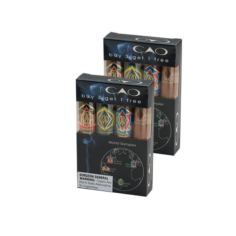 Featured Variety Samplers CAO World 8 Count Sampler Cigars at Cigar Smoke Shop