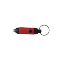 Rubberized Havana Retract Punch Red With Keyring