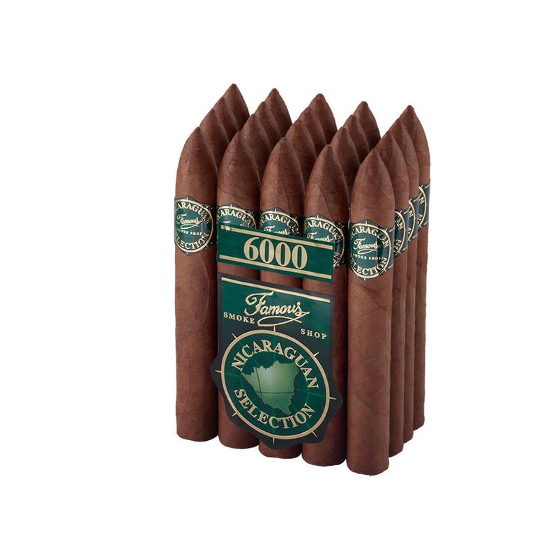 Famous Nicaraguan Selection 6000 Torpedo Cigars at Cigar Smoke Shop