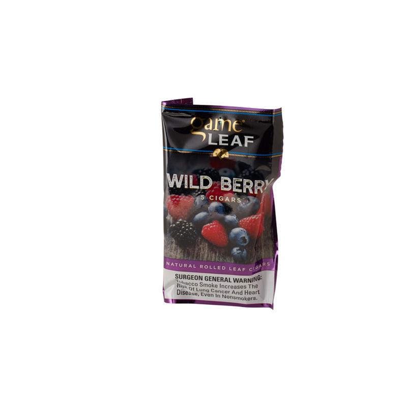 Garcia y Vega Game Leaf Cigarillos Wild Berry 5 Pack