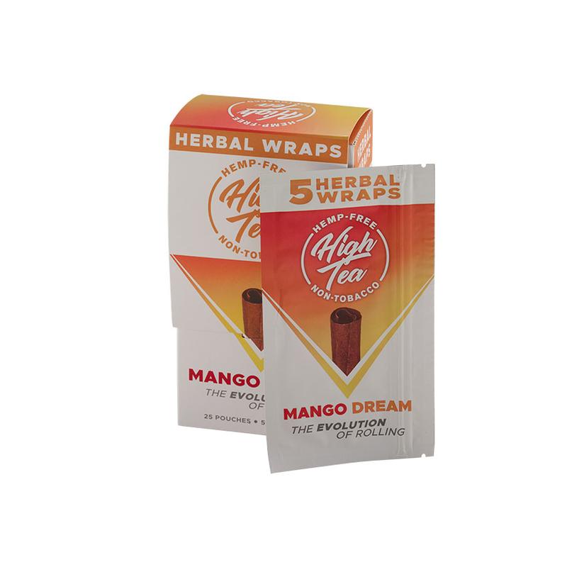 High Tea Herbal Wraps Mango Dream 25/5 Cigars at Cigar Smoke Shop