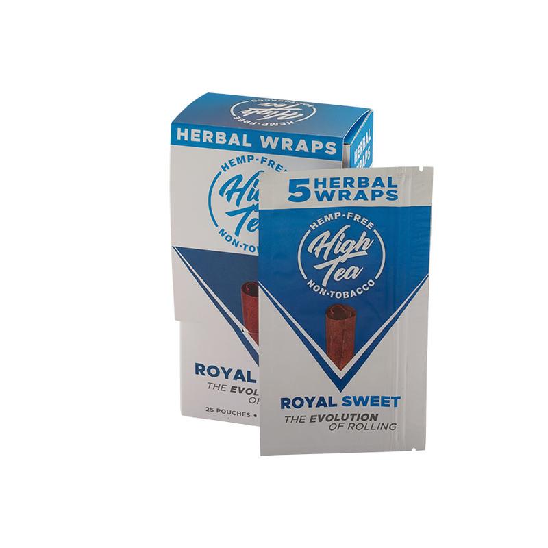 High Tea Herbal Wraps Royal Sweet 25/5 Cigars at Cigar Smoke Shop