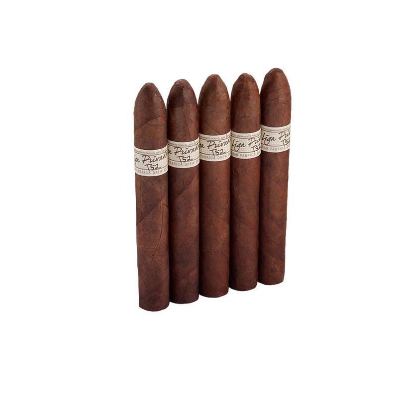 Liga Privada T52 Belicoso 5 Pack Cigars at Cigar Smoke Shop