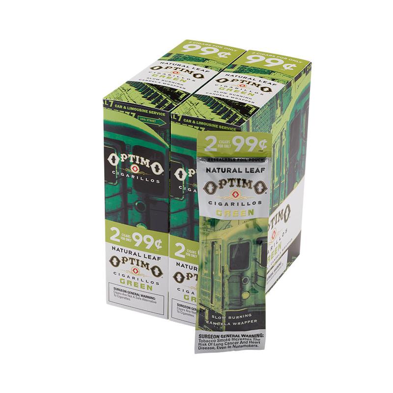 Optimo Green Candela Natural Leaf Cigarillo 30/2