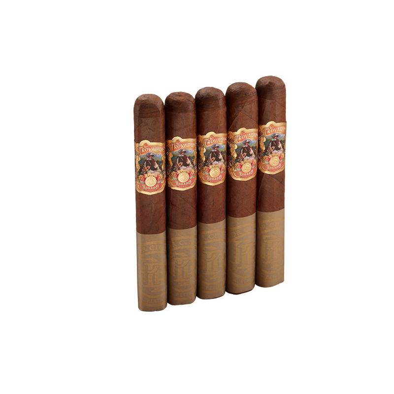 PDR El Trovador Gran Toro 5 Pack Cigars at Cigar Smoke Shop