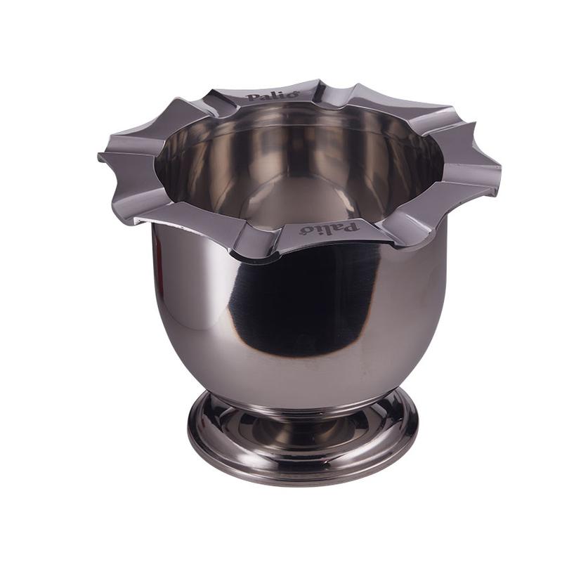 Palio Accessory Palio Tazza Alto Polished Stainless Steel Ashtray Cigars at Cigar Smoke Shop