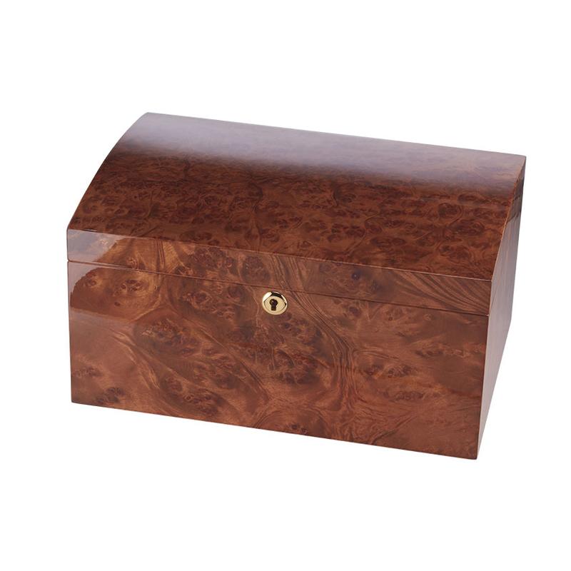 Famous Quality Imports Arcos Rustic Red Burl Humidor