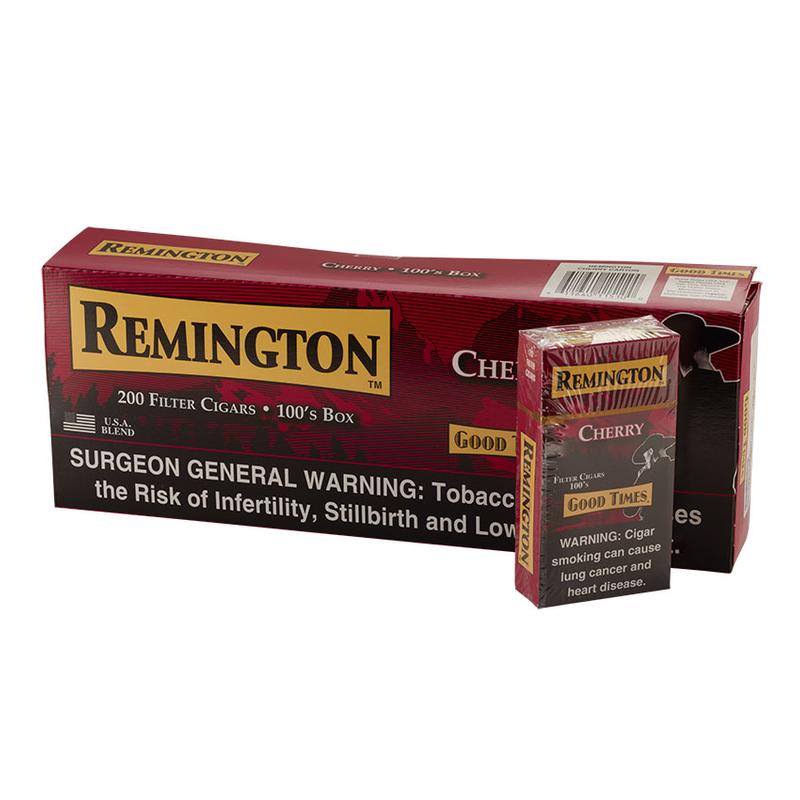 Remington Filter Cigars Cherry 10/20 Cigars at Cigar Smoke Shop