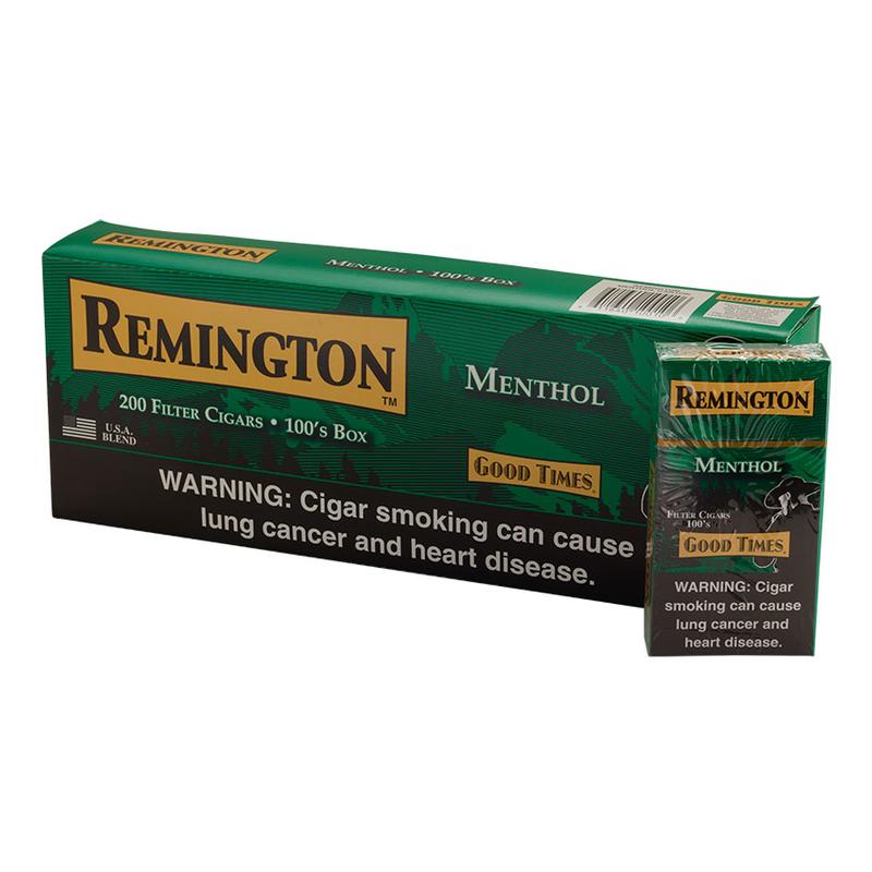 Remington Filter Cigars Menthol 10/20 Cigars at Cigar Smoke Shop