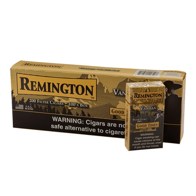 Remington Filter Cigars Vanilla 10/20 Cigars at Cigar Smoke Shop