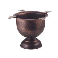 Stinky Tall Ashtray Hammered Copper