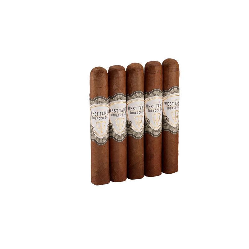 West Tampa Tobacco Co. White Robusto 5 Pack Cigars at Cigar Smoke Shop