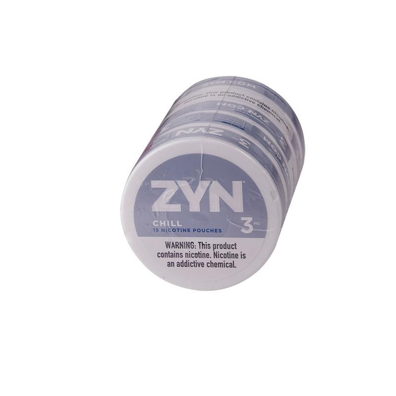 Zyn Nicotine Pouches Zyn Chill 3mg 5 Tins